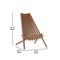 Flash Furniture Delia Indoor/Outdoor Folding Acacia Wood Chair, Low Profile Lounge for Patio, Porch, Garden, Brown LTS-0441-BR-GG - alternate 8